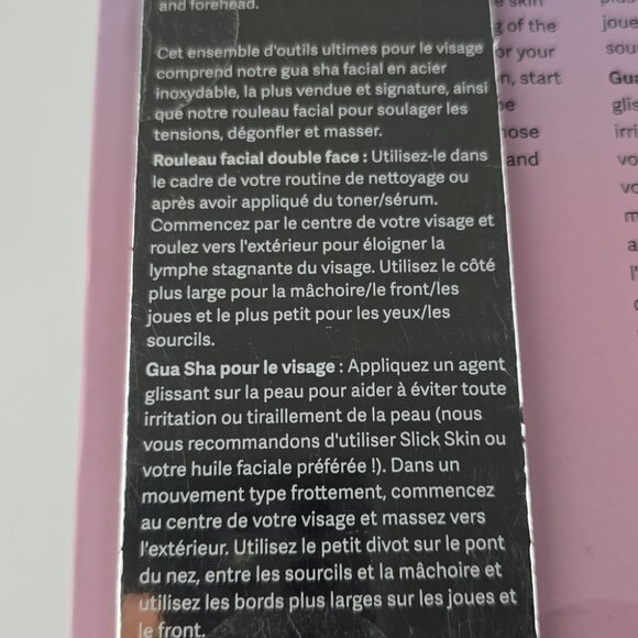 SACHEU Beauty The Ultimate Stainless Steel Facial 2 Pc Tool Set Travel Pouches - Picture 11 of 16